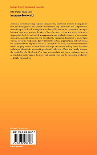 Insurance Economics (Springer Texts in Business and Economics) - Thumbnail 2