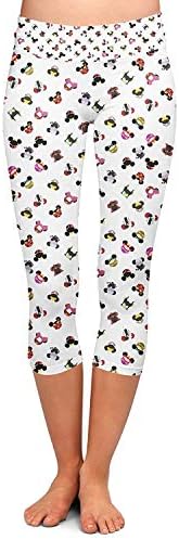Lauriney Trousers Women Fashion Disney Villains Mouse Yoga Capri Ears Leggings Fitness Fashion Living Skinny Stretch Sweatpants Pencil Pants