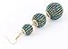 VK Accessories Thread Ball Dangle Earrings Thread Dangle Earrings Soriee Drop Earrings (bead ball color)