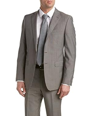 Calvin Klein Mens Wool 2PC Two-Button Suit