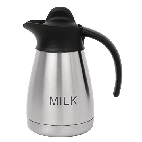 Olympia Vacuum Jug Etched Milk 1Ltr With Screwtop Flask Restaurant