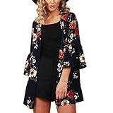 Sunhusing Ladies Flower Print Light Chiffon Loose