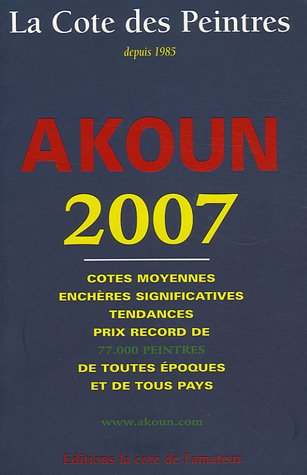 La  cote des peintres 2007