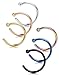Jstyle 20G 6 Pcs a Set 316L Stainless Steel Nose Rings Hoop Nose Piercing Body Jewelry 10mm