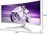 Philips Evnia 34M2C8600 34" OLED WQHD Curved Gaming Monitor 175Hz HDR400 view 8