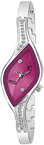 Youth Club DK-99PP Purple Dial with Studded Bracelet Watch - for Women