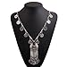 Thkmeet Gypsy Ethnic Tribal Turkish Boho Coin Chain Necklace Long Tassel Statement & Pendants Necklace Bohemian Maxi Jewelry