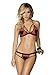 Mapalé by Espiral Women's Fun and Flirty Heart Detailed Bra and Panty Set