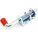 1 Pc Metal Lock Barrel Bolt Spring Loaded Latch 6.5 Inches Long w Grip Heavy Duty