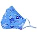 Muryobao Anti Pollution Mask N95 respirator Mask With Valve Replacement Filter Washable Cotton Anti Dust Mouth Mask For Kids Children Child Size Blue Rabbit