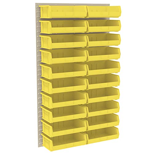 AkroMils 30161 Louvered Steel Wall Mount Panel Garage Organizer for