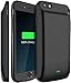 Battery Case, Available for 4.7'' iPhone 8/7/6s/6 , LoHi 5000mAh Ultra Slim Extended Battery Rechargeable Protective Portable Charger Support Headphones (Black)