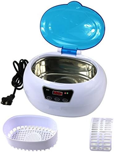 MissyeeDirect Multi-function Ultrasonic Cleaning Machine JP-890 with 600ML (JP-890)