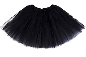 RELBCY Women's Tutu Skirt Layered Tulle Tutus Ballet Dance Tutus Skirt Party Princess Tutu Costume for Women and Girls