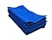 100% Natural Cotton WashCloths (12 Pack, 12 x 12 inch) Highly Absorbent Multi-Purpose, Soft (Royal Blue)