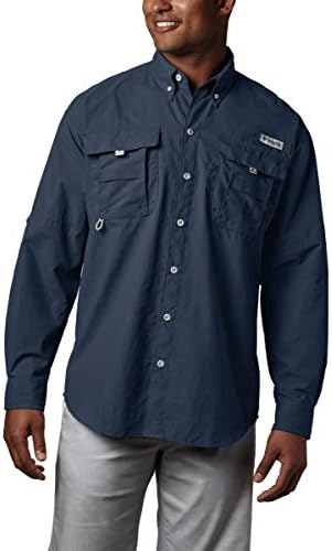Columbia Men's PFG Bahama™ II Long Sleeve Shirt Tall, Collegiate