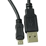RND Micro to USB Cable for Smartphones (2 feet/black/Gold-Plated)