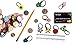 AVIRGO 6 pcs Glass Charms Wineglass Drink Marker Set # 54-13 by Hermes