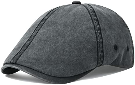 Headchange USA Cotton Newsboy Cap (Natural/Medium) at Amazon Men's