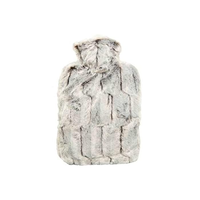 Hot Water Bottle with Cover - Hot Cold Pack Made of Burst Resistant Thermoplastic with Fleece Sleeve Helps Relieve…