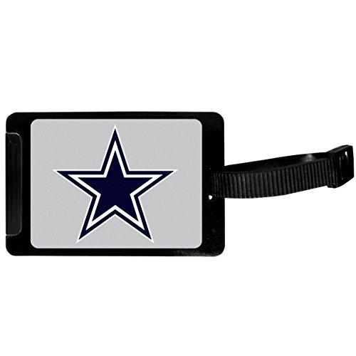 SiskiyouNFL Dallas Cowboys Luggage Tag , Black, 3.25"