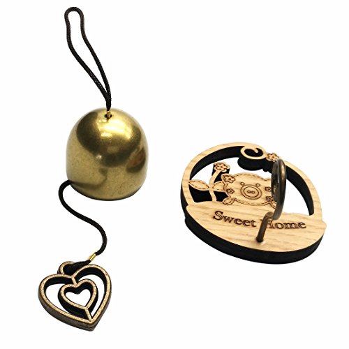 GARASANI Zinc, steel Bell - Door Bell, Doorbell for Decoration, Front Door, Interior, Exterior Decor, Gold (Pig)