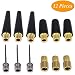 Kenkio 12 Pieces Ball Pump Needle Set Needle Nozzle Adapter Needle Inflator Kit