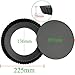 Homder 2 Pack 8.8 Inches Non-Stick Removable Loose Round Bottom Quiche Tart Pan, Tart Pie Pan,Pizza Disk Round Tart Quiche Pan with Removable Base(Red and Black)