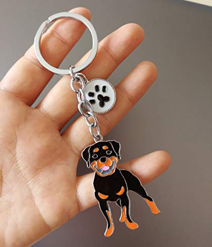 rottweiler keyring