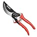 JERXUNY Hand Pruning Shear - Bypass Garden Shears, Shrub & Hedge Clippers, Tree Trimmer - Safety Lock, Sharp SK5 Steel Edge, Antiskid Handle Red
