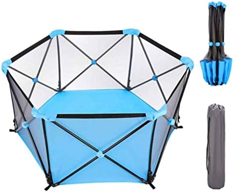 Baby Playpen Portable，Hexagonal Infant Play, Playpen Infant Play Playpen With Storage Bag, Durable Fold Playpen