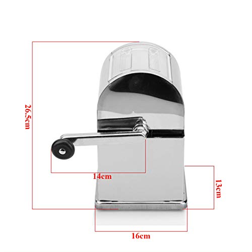 Tanchen Stainless Steel Home Bar Manual Ice Crusher Shaver Machine Tray & Scoop Maker