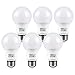 TORCHSTAR A19 LED Light Bulbs 60W Equivalent, UL Listed, 5000K Daylight, Dimmable, 9W, 800lm, Flicker Free, E26 Standard Base LED Bulb for Ceiling Fan, Lamp, 15,000hrs, Pack of 6