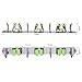 Munto Mop and Broom Holder Wall Mount, Metal Stainless Steel Closet Broom Rack Organizer, Screws or Self Adhesive 3M Tape Mop Utility Hanger, Heavy Duty Storage Tool for Garage and Garden
