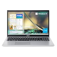 Acer Aspire 5 A515-56-32DK Slim Laptop | 15.6” Full HD IPS Display | 11th Gen Intel Core i3-1115G4 Processor | 4GB DDR4 | 128GB NVMe SSD | WiFi 6 | Windows 11 Home in S mode