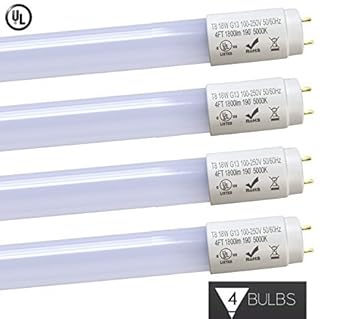Triangle Bulbs 18W 4 foot T8 LED Tube Lights, F32/T8 ... 250v ballast wiring diagram 