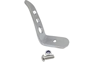 YECNECTY 1 Set Chrome Alloy Motorcycle Stand Kickstand Extension Kit For Harley Touring Road King Street Glide FLHX FLHR CVO Ultra 1991-2021