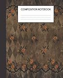 Composition Notebook: Gothic Vampire Spells Pattern College Ruled Notebook Lined School Journal