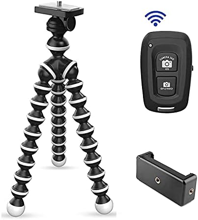 Tygot Gorilla Tripod/Mini (13 Inch) Tripod for Mobile Phone with Phone Mount & Remote | Flexible Gorilla Stand for DSLR & Action Cameras