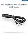 XTRONS Car Extra Long 6 Meters Male to Female Radio Antenna Adapter Cable for BMW Vehicles