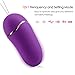 EROCOME Remote USB Rechargeable Waterproof Wireless Bullet Egg Eletrcial Massage for Women