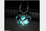 Maerp Love Shape Glow In the Dark Necklace Jewelry Pendant Steampunk Fairy Magical