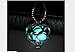 Maerp Love Shape Glow In the Dark Necklace Jewelry Pendant Steampunk Fairy Magical