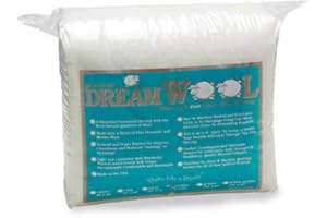 KEEPSAKE QUILTING Quilters Dream Wool Batting Twin Size 72" x 93"