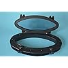 Amarine-made-Boat-Yacht-Elliptical-Oval-Opening-Portlight-Porthole-16-X-8-58-Replacement-Window-Port-Hole-ABS-Black-Tempered-Glass
