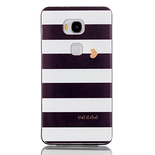 Case Huawei Honor 5X,Honor X5 Back Cover,Honor GR5 Protective Case,[Scratch Resistant] [Dual Layer] Soft Slim Cover Hard PC Frame & Soft TPU Back Case for Huawei 5 X Phone Case-black