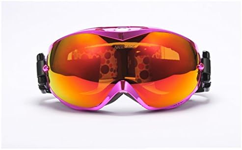 SE7VEN Spherical dual-layer lens ski goggles,Otg Unisex Anti-fog Goggles for winter sports-E