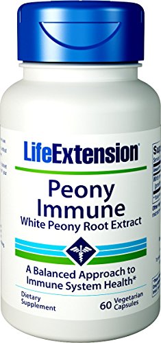 Life Extension Peony Immune 600 mg 60 Vegetarian Capsules