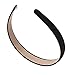 LONEEDY 8 Hard Headbands, 2cm Wide Non-slip Ribbon Hairband for Women (8 Black)
