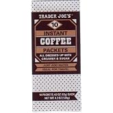 Trader Joe's Instant Coffee Packets w. Creamer &amp; Sugar (10 packets, 1 box) by Trader Joe's [Foods]